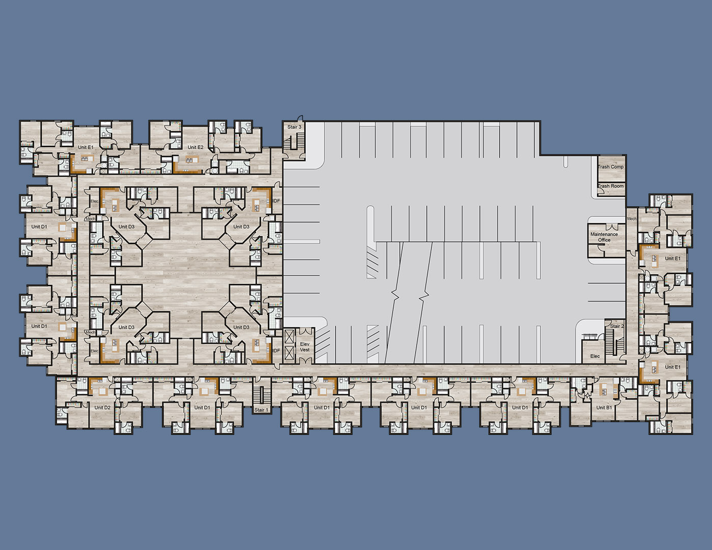 Courtyard SoHo Map