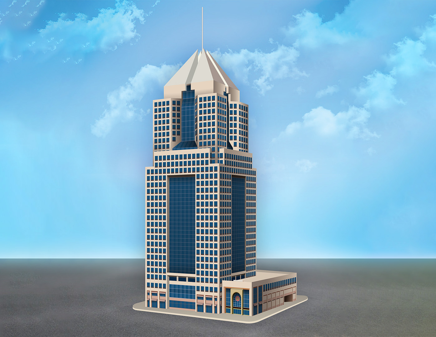 San Diego 3D view